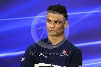 World © Octane Photographic Ltd. Formula 1 - Japanese Grand Prix – Thursday Driver Press Conference – Part 2. Pascal Wehrlein – Sauber F1 Team . Suzuka Circuit, Suzuka, Japan. Thursday 5th October 2017. Digital Ref: 1970LB1D6534