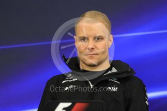 World © Octane Photographic Ltd. Formula 1 - Japanese Grand Prix – Thursday Driver Press Conference – Part 2. Valtteri Bottas - Mercedes AMG Petronas F1 Team. Suzuka Circuit, Suzuka, Japan. Thursday 5th October 2017. Digital Ref: 1970LB1D6540