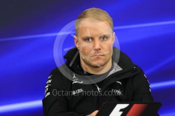 World © Octane Photographic Ltd. Formula 1 - Japanese Grand Prix – Thursday Driver Press Conference – Part 2. Valtteri Bottas - Mercedes AMG Petronas F1 Team. Suzuka Circuit, Suzuka, Japan. Thursday 5th October 2017. Digital Ref: 1970LB1D6646