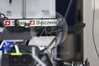 World © Octane Photographic Ltd. Formula 1 - Japanese Grand Prix - Thursday - Pit Lane. Sauber F1 Team C36. Suzuka Circuit, Suzuka, Japan. Thursday 5th October 2017. Digital Ref: 1969LB1D5933