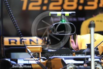 World © Octane Photographic Ltd. Formula 1 - Japanese Grand Prix - Thursday - Pit Lane. Renault Sport F1 Team R.S.17. Suzuka Circuit, Suzuka, Japan. Thursday 5th October 2017. Digital Ref: 1969LB1D5969