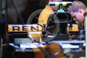 World © Octane Photographic Ltd. Formula 1 - Japanese Grand Prix - Thursday - Pit Lane. Renault Sport F1 Team R.S.17. Suzuka Circuit, Suzuka, Japan. Thursday 5th October 2017. Digital Ref: 1969LB1D5971