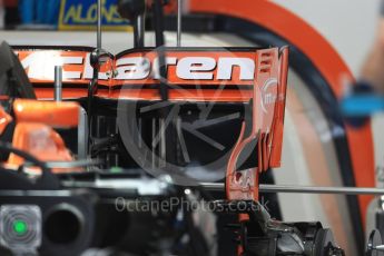 World © Octane Photographic Ltd. Formula 1 - Japanese Grand Prix - Thursday - Pit Lane. McLaren Honda MCL32. Suzuka Circuit, Suzuka, Japan. Thursday 5th October 2017. Digital Ref: 1969LB1D6037