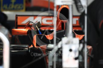 World © Octane Photographic Ltd. Formula 1 - Japanese Grand Prix - Thursday - Pit Lane. McLaren Honda MCL32. Suzuka Circuit, Suzuka, Japan. Thursday 5th October 2017. Digital Ref: 1969LB1D6064