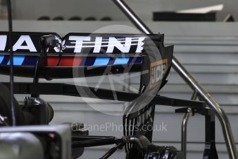 World © Octane Photographic Ltd. Formula 1 - Japanese Grand Prix - Thursday - Pit Lane. Williams Martini Racing FW40. Suzuka Circuit, Suzuka, Japan. Thursday 5th October 2017. Digital Ref: 1969LB1D6068