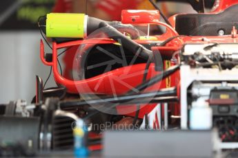 World © Octane Photographic Ltd. Formula 1 - Japanese Grand Prix - Thursday - Pit Lane. Scuderia Ferrari SF70H. Suzuka Circuit, Suzuka, Japan. Thursday 5th October 2017. Digital Ref: 1969LB1D6116