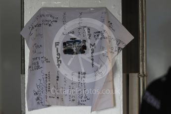 World © Octane Photographic Ltd. Formula 1 - Japanese Grand Prix - Thursday - Pit Lane. Mercedes AMG Petronas F1 W08 EQ Energy+. Suzuka Circuit, Suzuka, Japan. Thursday 5th October 2017. Digital Ref: 1969LB1D6162