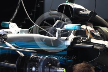 World © Octane Photographic Ltd. Formula 1 - Japanese Grand Prix - Thursday - Pit Lane. Mercedes AMG Petronas F1 W08 EQ Energy+. Suzuka Circuit, Suzuka, Japan. Thursday 5th October 2017. Digital Ref: 1969LB1D6168