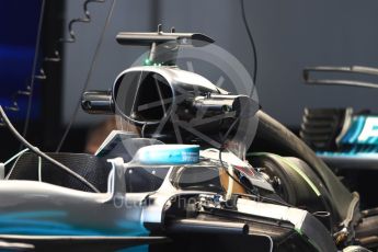 World © Octane Photographic Ltd. Formula 1 - Japanese Grand Prix - Thursday - Pit Lane. Mercedes AMG Petronas F1 W08 EQ Energy+. Suzuka Circuit, Suzuka, Japan. Thursday 5th October 2017. Digital Ref: 1969LB1D6171