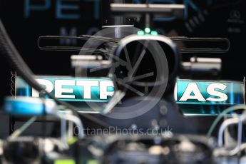 World © Octane Photographic Ltd. Formula 1 - Japanese Grand Prix - Thursday - Pit Lane. Mercedes AMG Petronas F1 W08 EQ Energy+. Suzuka Circuit, Suzuka, Japan. Thursday 5th October 2017. Digital Ref: 1969LB1D6174