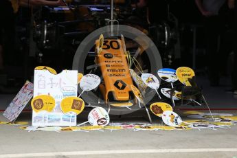 World © Octane Photographic Ltd. Formula 1 - Japanese Grand Prix - Thursday - Pit Lane. Renault Sport F1 Team R.S.17. Suzuka Circuit, Suzuka, Japan. Thursday 5th October 2017. Digital Ref: 1969LB2D2864