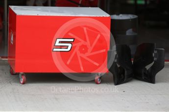 World © Octane Photographic Ltd. Formula 1 - Japanese Grand Prix - Thursday - Pit Lane. Sebastian Vettel - Scuderia Ferrari SF70H. Suzuka Circuit, Suzuka, Japan. Thursday 5th October 2017. Digital Ref: 1969LB2D2892