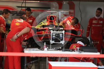 World © Octane Photographic Ltd. Formula 1 - Japanese Grand Prix - Thursday - Pit Lane. Scuderia Ferrari SF70H. Suzuka Circuit, Suzuka, Japan. Thursday 5th October 2017. Digital Ref: 1969LB2D2894