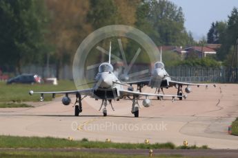 World © Octane Photographic Ltd. 4th May 2017 – RAF Coningsby, Lincolnshire, UK. Eurofighter Typhoon. Digital Ref :