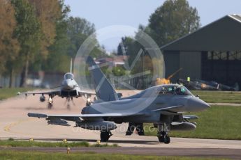 World © Octane Photographic Ltd. 4th May 2017 – RAF Coningsby, Lincolnshire, UK. Eurofighter Typhoon. Digital Ref :