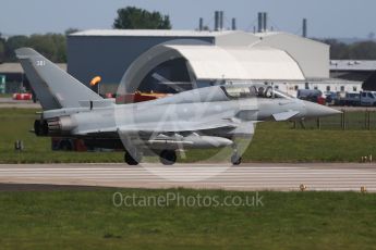 World © Octane Photographic Ltd. 4th May 2017 – RAF Coningsby, Lincolnshire, UK. Eurofighter Typhoon. Digital Ref :