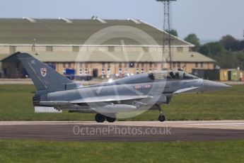 World © Octane Photographic Ltd. 4th May 2017 – RAF Coningsby, Lincolnshire, UK. Eurofighter Typhoon. Digital Ref :