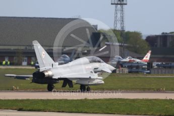 World © Octane Photographic Ltd. 4th May 2017 – RAF Coningsby, Lincolnshire, UK. Eurofighter Typhoon. Digital Ref :