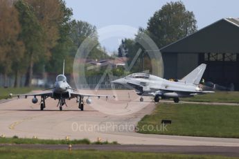 World © Octane Photographic Ltd. 4th May 2017 – RAF Coningsby, Lincolnshire, UK. Eurofighter Typhoon. Digital Ref :