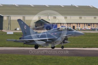 World © Octane Photographic Ltd. 4th May 2017 – RAF Coningsby, Lincolnshire, UK. Eurofighter Typhoon. Digital Ref :