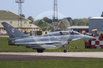 World © Octane Photographic Ltd. 4th May 2017 – RAF Coningsby, Lincolnshire, UK. Eurofighter Typhoon. Digital Ref :