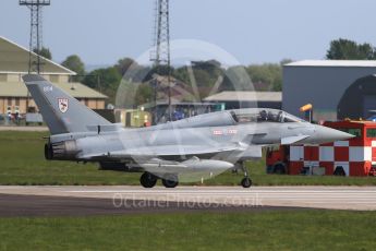 World © Octane Photographic Ltd. 4th May 2017 – RAF Coningsby, Lincolnshire, UK. Eurofighter Typhoon. Digital Ref :