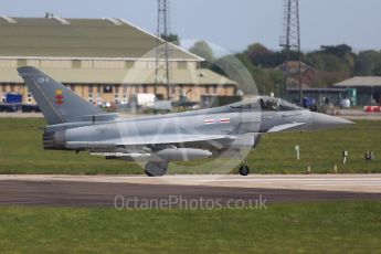 World © Octane Photographic Ltd. 4th May 2017 – RAF Coningsby, Lincolnshire, UK. Eurofighter Typhoon. Digital Ref :