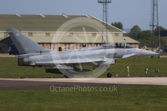 World © Octane Photographic Ltd. 4th May 2017 – RAF Coningsby, Lincolnshire, UK. Eurofighter Typhoon. Digital Ref :