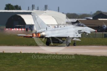 World © Octane Photographic Ltd. 4th May 2017 – RAF Coningsby, Lincolnshire, UK. Eurofighter Typhoon. Digital Ref :