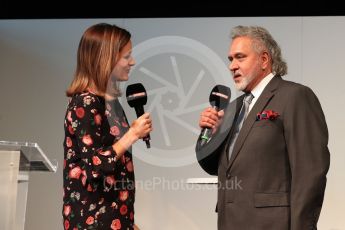 Sahara Force India VJM10 launch – Silverstone, 22nd February 2017. World © Octane Photographic Ltd. Vijay Mallya (Team Owner). Digital Ref : 1776LB1D7415