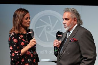 Sahara Force India VJM10 launch – Silverstone, 22nd February 2017. World © Octane Photographic Ltd. Vijay Mallya (Team Owner). Digital Ref : 1776LB1D7421