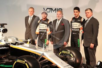 Sahara Force India VJM10 launch – Silverstone, 22nd February 2017. World © Octane Photographic Ltd. Digital Ref : 1776LB1D7649