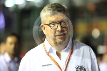 World © Octane Photographic Ltd. Formula 1 - Singapore Grand Prix - Paddock. Ross Brawn – Managing Director of Formula 1 for Liberty Media. Marina Bay Street Circuit, Singapore. Sunday 17th September 2017. Digital Ref: