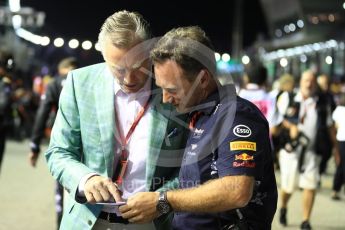 World © Octane Photographic Ltd. Formula 1 - Singapore Grand Prix - Paddock. Christian Horner - Team Principal of Red Bull Racing. Marina Bay Street Circuit, Singapore. Sunday 17th September 2017. Digital Ref: