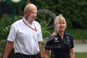 World © Octane Photographic Ltd. Formula 1 - Singapore Grand Prix - Paddock. Helmut Marko - advisor to the Red Bull GmbH Formula One Teams and head of Red Bull's driver development program. Marina Bay Street Circuit, Singapore. Friday 15th September 2017. Digital Ref: 1957LB1D7958