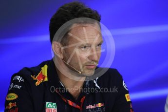 World © Octane Photographic Ltd. Formula 1 - Singapore Grand Prix – Friday Team Press Conference – Part 2. Christian Horner - Team Principal of Red Bull Racing.. Marina Bay Street Circuit, Singapore. Saturday 2nd September 2017. Digital Ref:1960LB1D0650