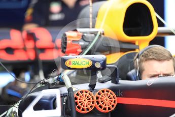 World © Octane Photographic Ltd. Formula 1 - Singapore Grand Prix - Pit Lane. Red Bull Racing RB13. Marina Bay Street Circuit, Singapore. Thursday 14th September 2017. Digital Ref: 1955LB1D6953