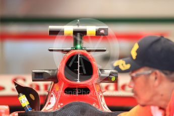 World © Octane Photographic Ltd. Formula 1 - Singapore Grand Prix - Pit Lane. Scuderia Ferrari SF70H. Marina Bay Street Circuit, Singapore. Thursday 14th September 2017. Digital Ref: 1955LB1D7021