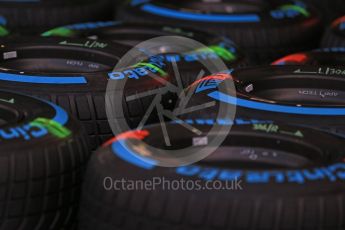 World © Octane Photographic Ltd. Formula 1 - Singapore Grand Prix - Pit Lane. Tyres. Marina Bay Street Circuit, Singapore. Thursday 14th September 2017. Digital Ref: 1955LB2D0374