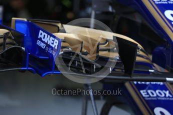 World © Octane Photographic Ltd. Formula 1 - Singapore Grand Prix - Pit Lane. Sauber F1 Team C36. Marina Bay Street Circuit, Singapore. Thursday 14th September 2017. Digital Ref: 1955LB2D0455