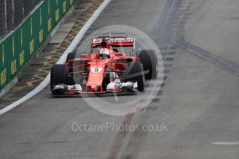 World © Octane Photographic Ltd. Formula 1 - Singapore Grand Prix - Practice 1. Sebastian Vettel - Scuderia Ferrari SF70H. Marina Bay Street Circuit, Singapore. Friday 15th September 2017. Digital Ref: 1958LB1D8122