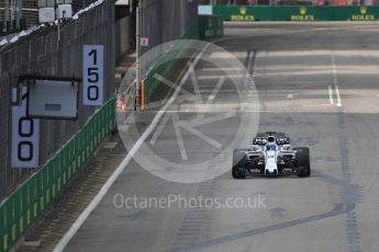 World © Octane Photographic Ltd. Formula 1 - Singapore Grand Prix - Practice 1. Felipe Massa - Williams Martini Racing FW40. Marina Bay Street Circuit, Singapore. Friday 15th September 2017. Digital Ref: 1958LB1D8225