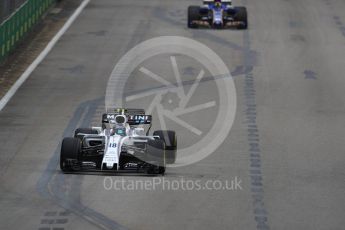 World © Octane Photographic Ltd. Formula 1 - Singapore Grand Prix - Practice 1. Lance Stroll - Williams Martini Racing FW40. Marina Bay Street Circuit, Singapore. Friday 15th September 2017. Digital Ref: 1958LB1D8275