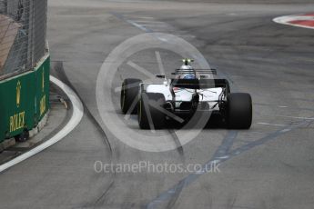 World © Octane Photographic Ltd. Formula 1 - Singapore Grand Prix - Practice 1. Lance Stroll - Williams Martini Racing FW40. Marina Bay Street Circuit, Singapore. Friday 15th September 2017. Digital Ref: 1958LB1D8287