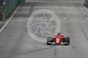World © Octane Photographic Ltd. Formula 1 - Singapore Grand Prix - Practice 1. Kimi Raikkonen - Scuderia Ferrari SF70H. Marina Bay Street Circuit, Singapore. Friday 15th September 2017. Digital Ref: 1958LB1D8776