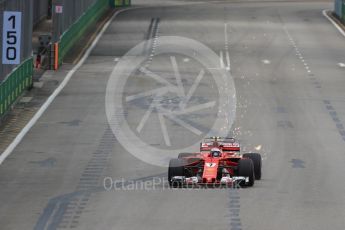 World © Octane Photographic Ltd. Formula 1 - Singapore Grand Prix - Practice 1. Kimi Raikkonen - Scuderia Ferrari SF70H. Marina Bay Street Circuit, Singapore. Friday 15th September 2017. Digital Ref: 1958LB1D8779