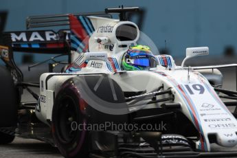 World © Octane Photographic Ltd. Formula 1 - Singapore Grand Prix - Practice 1. Felipe Massa - Williams Martini Racing FW40. Marina Bay Street Circuit, Singapore. Friday 15th September 2017. Digital Ref:1958LB1D9322