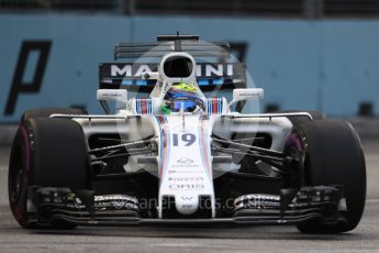 World © Octane Photographic Ltd. Formula 1 - Singapore Grand Prix - Practice 1. Felipe Massa - Williams Martini Racing FW40. Marina Bay Street Circuit, Singapore. Friday 15th September 2017. Digital Ref:1958LB1D9400