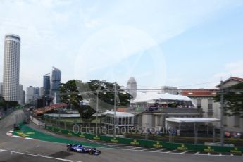 World © Octane Photographic Ltd. Formula 1 - Singapore Grand Prix - Practice 1. Marcus Ericsson – Sauber F1 Team C36. Marina Bay Street Circuit, Singapore. Friday 15th September 2017. Digital Ref:1958LB2D0751