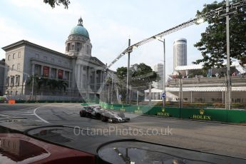 World © Octane Photographic Ltd. Formula 1 - British Grand Prix. Antonio Giovinazzi - Haas F1 Team VF-17 Reserve Driver. Marina Bay Street Circuit, Singapore. Friday 15th September 2017. Digital Ref: 1958LB2D0986